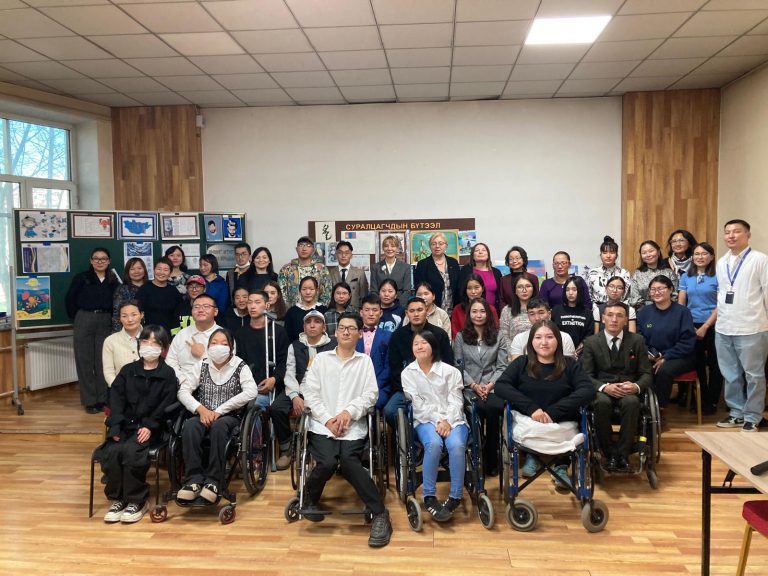 Visit to the Rehabilitation and Vocational Training Centre of Mongolia